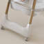 Siège multifonctionnel pour nourrissons pendant 6 mois à des années, plateau amovible, chaise haute de salle à manger à 5 niveaux de réglage avec surface assortie, profondeur favorisant l'autonomie, blanc, grandit-1061027273