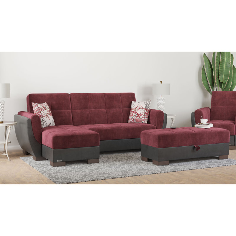 Chaise longue convertible avec rangement PrimeNest SkyHaven
