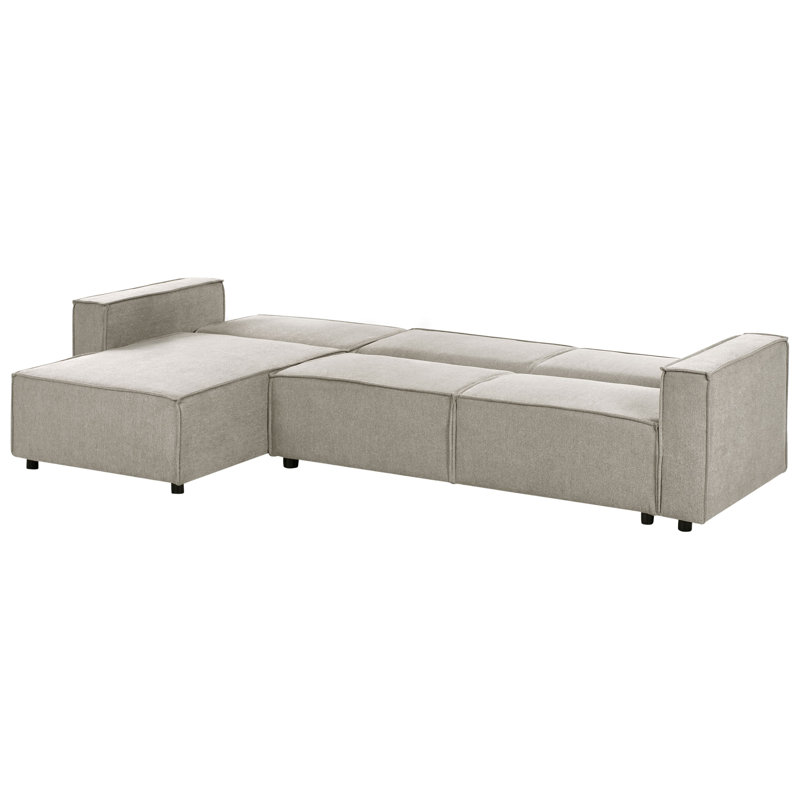 ROMEDAL II 3 Seater Sofa Bed, Beige, Left Hand Facing