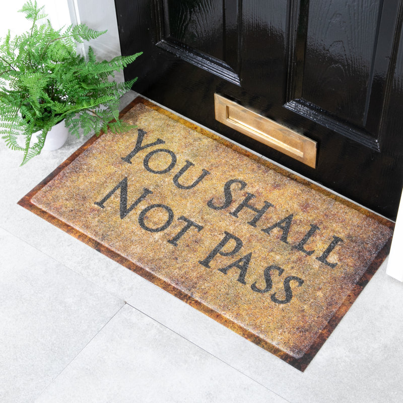 Mugilan Non-Slip Chevron Doormat