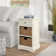Painswick Solid Wood 3 - Drawer End Table