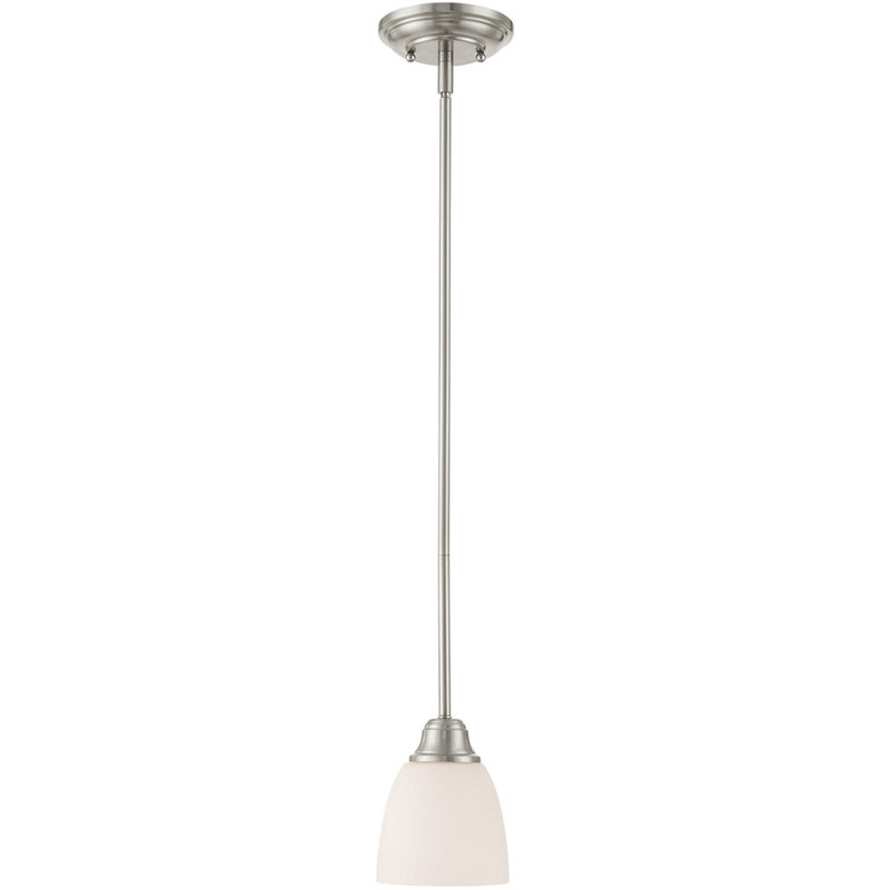 Luminaire suspendu en forme de cloche à 1 lumière