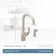 Brantford Pull Out Single Handle Kitchen Faucet with Side Spray