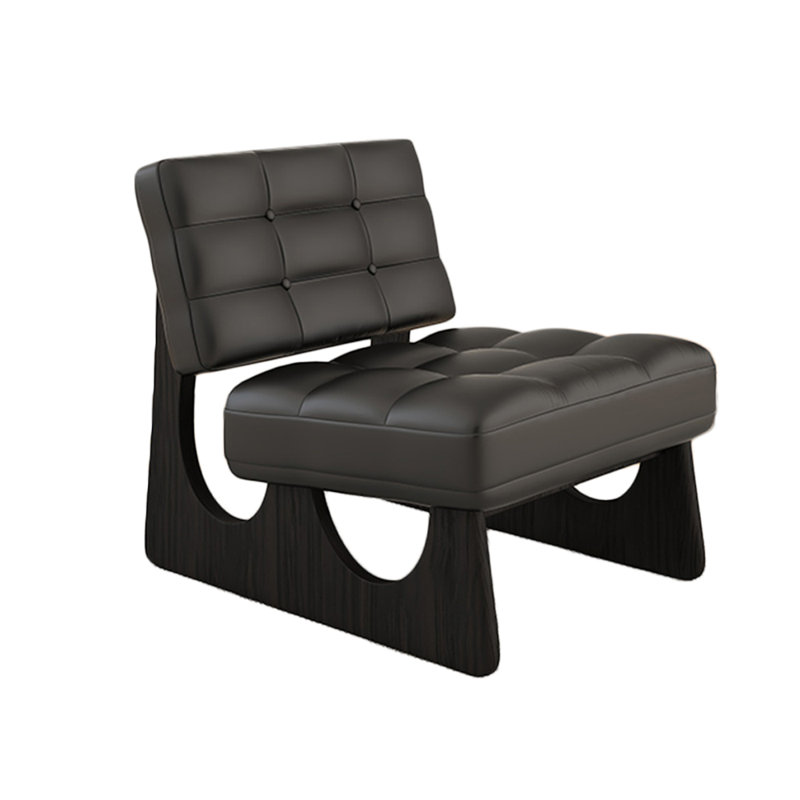 Keshawndra 27,55 po de largeur, Similicuir noir
