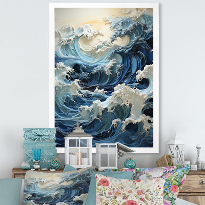 Jaione Ocean Fury Storm I, reproduction d'art sur toile
