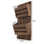 Mail Organizer With 4 Hooks, Wall Mount, Cedar Wood Key Holder-99220201