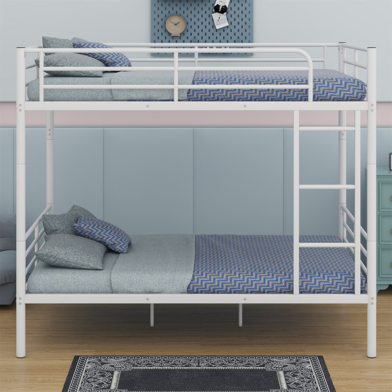 Montville Kids Bunk Bed, White, Full Over Full