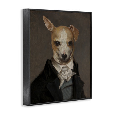 Classic Portrait Chihuahua Framed Giclee Art by CAD Designs