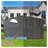 11' x 12.5' Galvanized Steel Outdoor Storage Shed with Windows & Lockable Doors - Dark Gray Metal Garden Utility Tool House-271563864