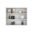 Meeker Wall Cabinet, Kitchen, White-1946172400
