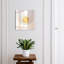 Key cabinet for wall, Opens to the right, 30x30x5, Black, Geometric illusion with shapes and lines, 