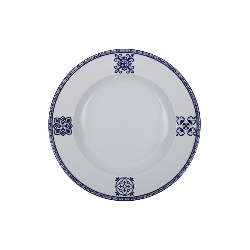 Halcomb Piece Porcelain China Dinnerware Set - Service for 6