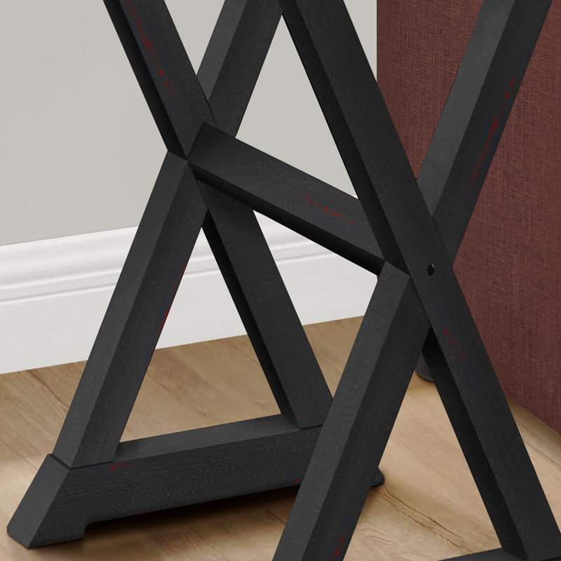 Table d'appoint, table de bout, table d'appoint, carré, table de chevet, lampe, transitionnel, Noir