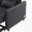 Lit convertible, fauteuil surdimensionné réglable avec trois ports USB-1502704960