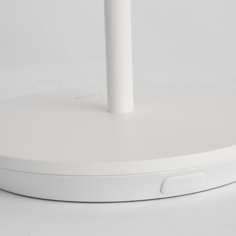 Nevis Accent Rechargeable Table Lamp, Matte White