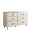 Commode blanche à 6 tiroirs-2027518764