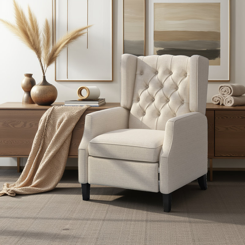 Fauteuil d'appoint Luxury, Beige