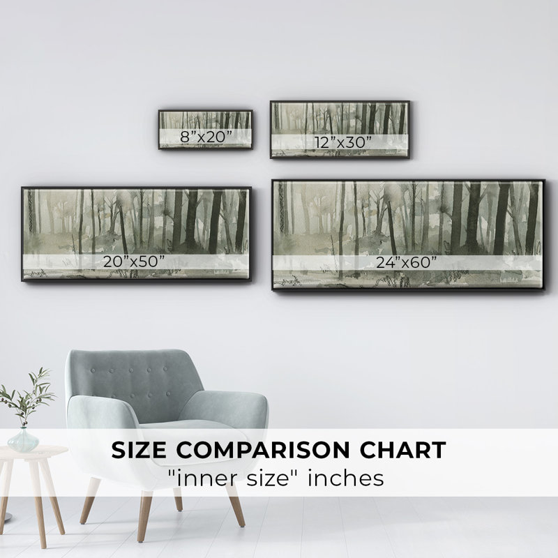 Into the Woods II- Framed Canvas
