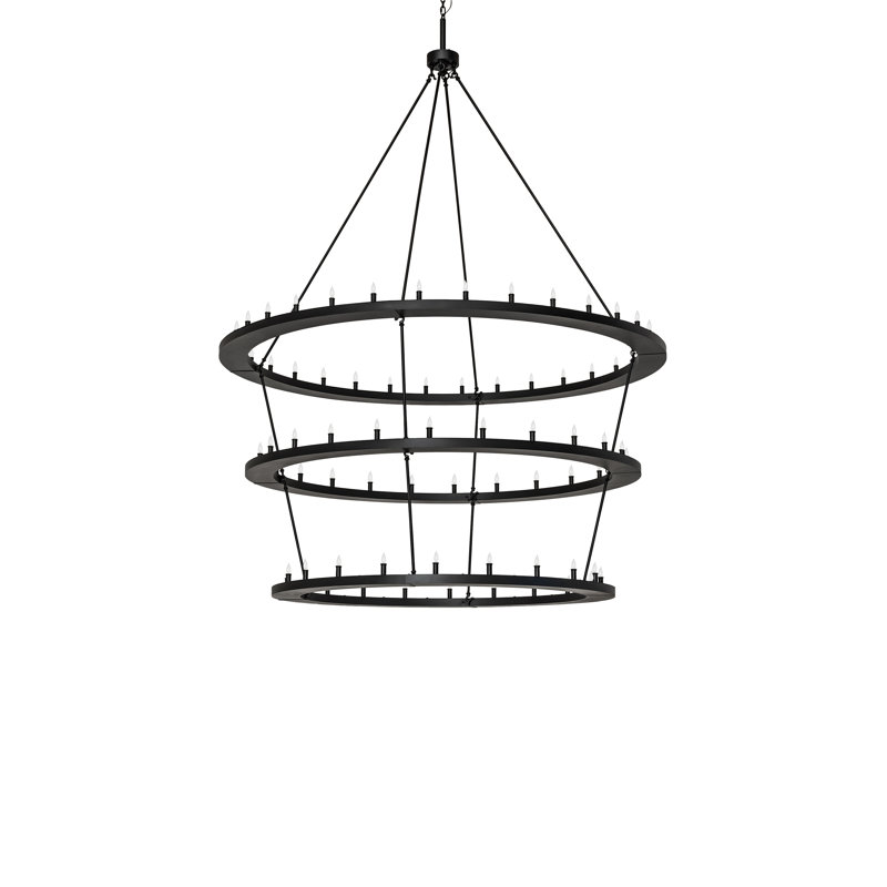 Lustre à plusieurs niveaux 76 lumières Loxley