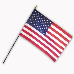 Double Sided Rayon Independence Day House Flag