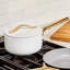 Caraway 1.75qt Iconics Nonstick Ceramic Saucepan, Black/Gold-960912357