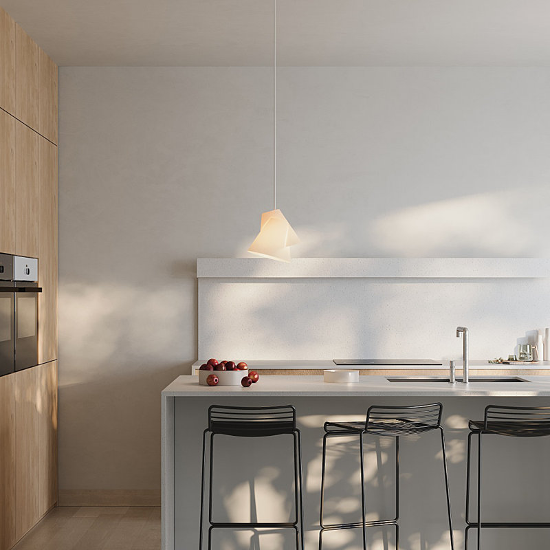 Blip Pendant Light, White