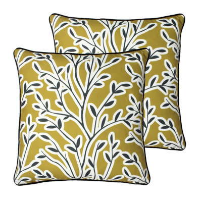 Floral Square Throw Cushion