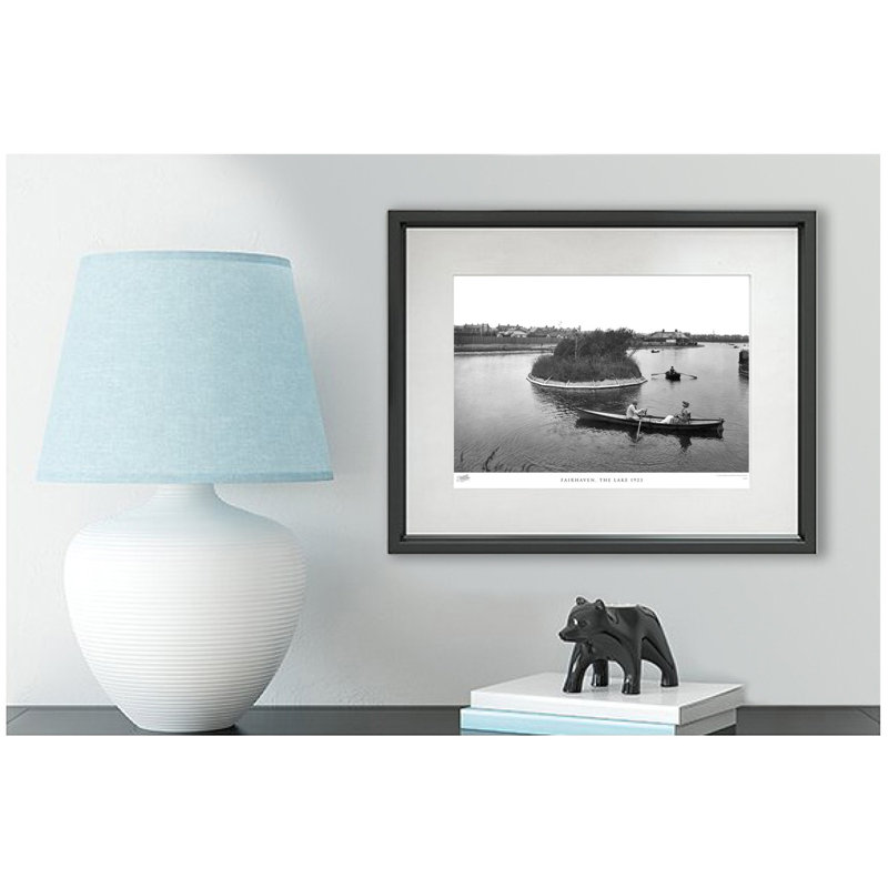 Fairhaven, The Lake 1923 - Single Picture Frame Print, 45cm H x 60cm W x 2.3cm D