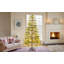 Arbre de Noël complet 6 pi avec lumières DEL et base en métal, arbre complet 612 pointes, décoration de Noël