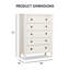 Commode 5 tiroirs Vinesha-386269406