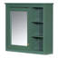 Armoire à pharmacie murale moderne avec miroir et 3 tablettes ouvertes Modern-814221185