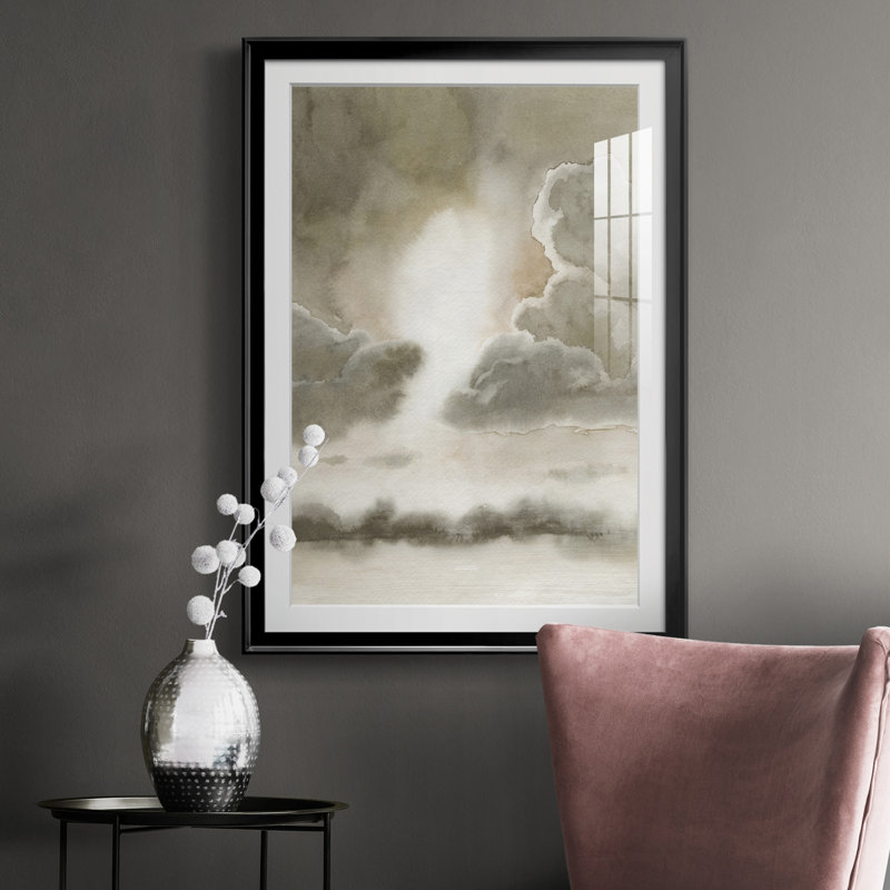 Sépia ciel I - impression, Noir, H 24,5 po x l 18,5 po x P 1 po