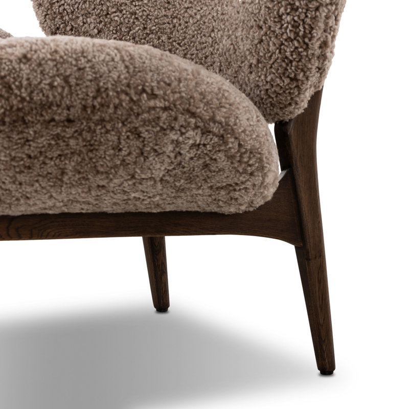 Chaise Syracuse - Monte Olive, Taupe, Frêne Rétro
