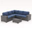Ensemble de conversation modulaire en rotin pour 5 personnes Earling-98782549