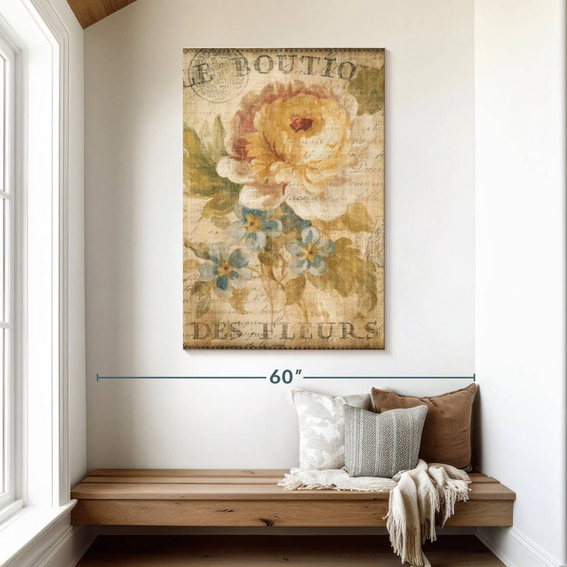 Harnek Parisian Flowers I, 48" H x 32" W