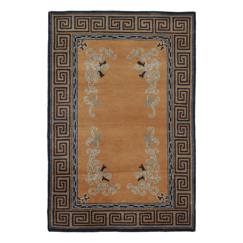 Art Deco Handmade Wool Area Rug