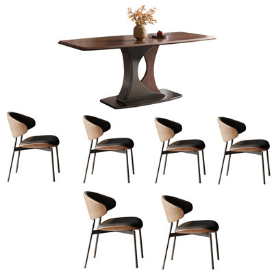 Retro simple dining table sets