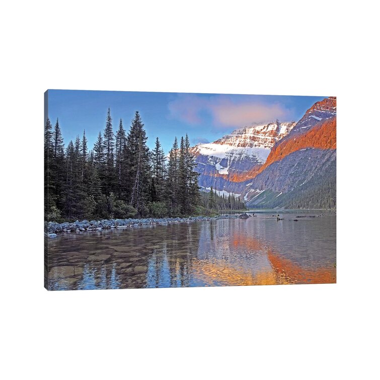 Bless international Mount Edith Cavell - Wrapped Canvas Print - Wayfair ...