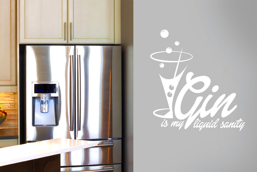 Gin Is My Liquid Sanity Wall Sticker
