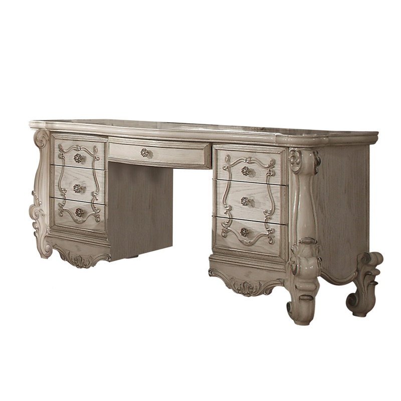 Coiffeuse en bois Trotman, Chêne cerise