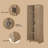 Nehmia Freestanding Linen Cabinet-900943870