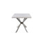 Bootle 4 Person Dining set - a Rectangular Wooden Dining Table with Metal Legs and a Set of 4 Quilted Velvet Dining Chairs for Dining Room - Modern Dining Table Set-872602532-872602554-872602555
