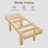 Extendable Dining Room Table for 6-10, Farmhouse Kitchen Tables with Wooden Sturdy Frame-1914495079