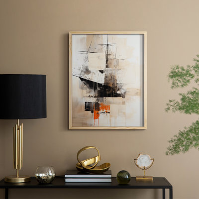 NAUTICAL Series CCCCLXV, reproduction encadrée - bois massif