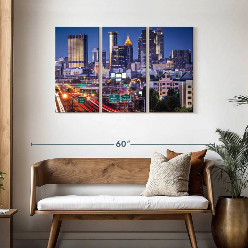 Nicci Atlanta Evening Rush, 28" H x 45" W