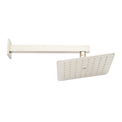 Pomme de douche à pluie moderne 8 po avec bras mural 2,5 GPM
