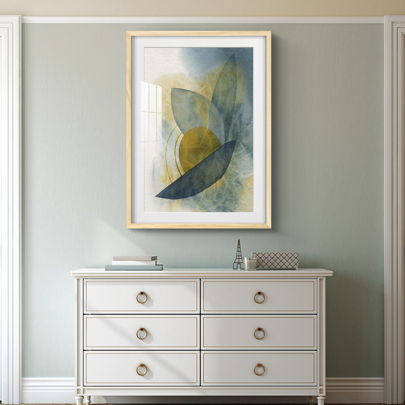 Solar Shapes II -Framed Print, Natural, 28.5" H x 20.5" W