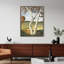 Bouleau dans une toile de paysage