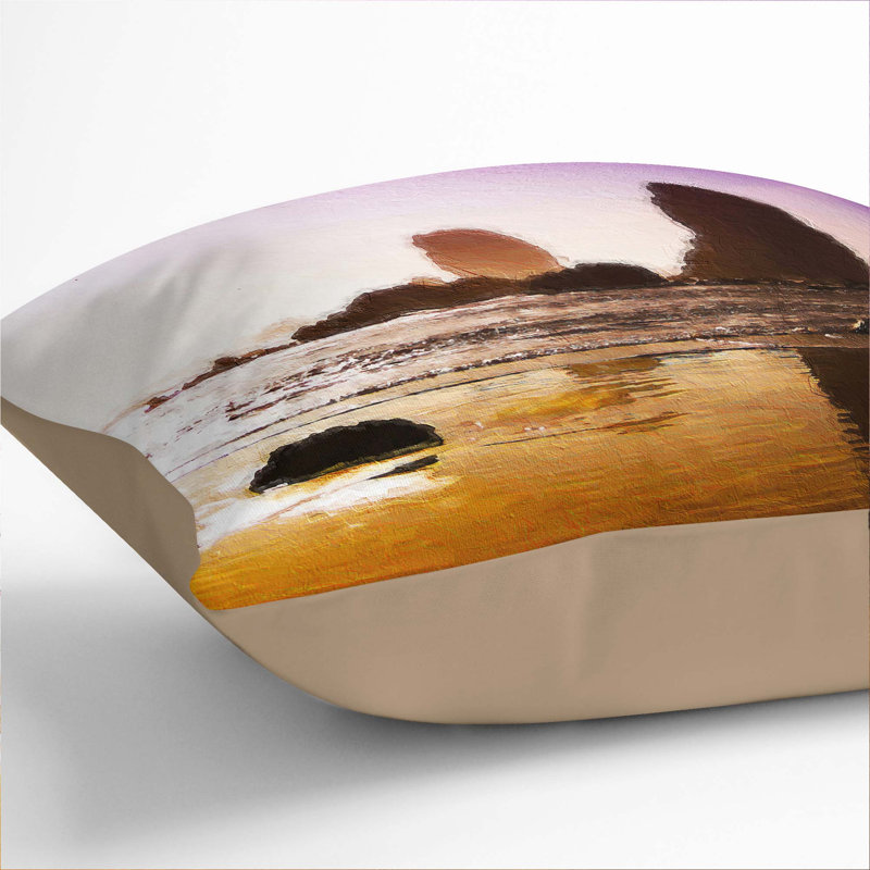 Square Cushion, 55cm H x 55cm W x 20cm D, Stone