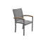 Aluminum Sling & Teak Stacking Sling Tribeca Armchair-1745821020